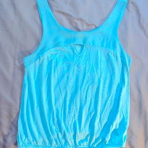 Light blue tank top from ZARA